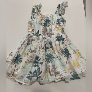 Janie and Jack Beach Print Kids Dress